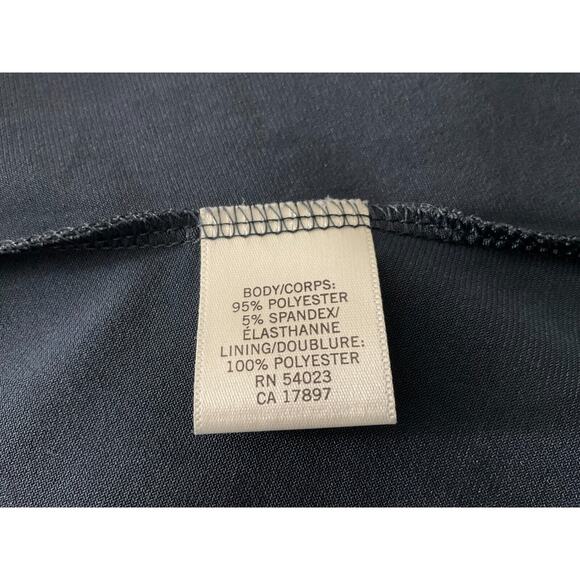 Banana Republic Navy 4 Blue Dress Halter Fit and Flare Sleeveless Cocktail - Picture 9 of 13